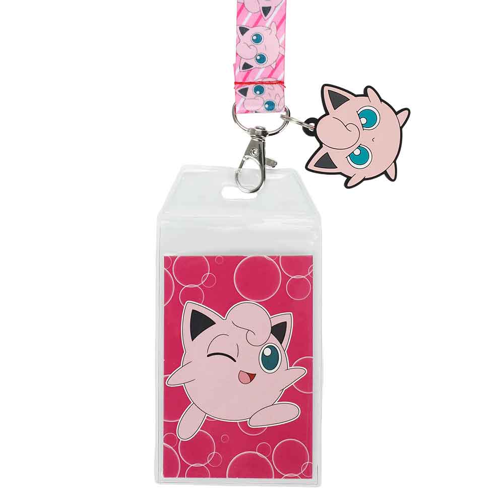 Pokemon | Jigglypuff Lanyard mit Rubber ID Holder