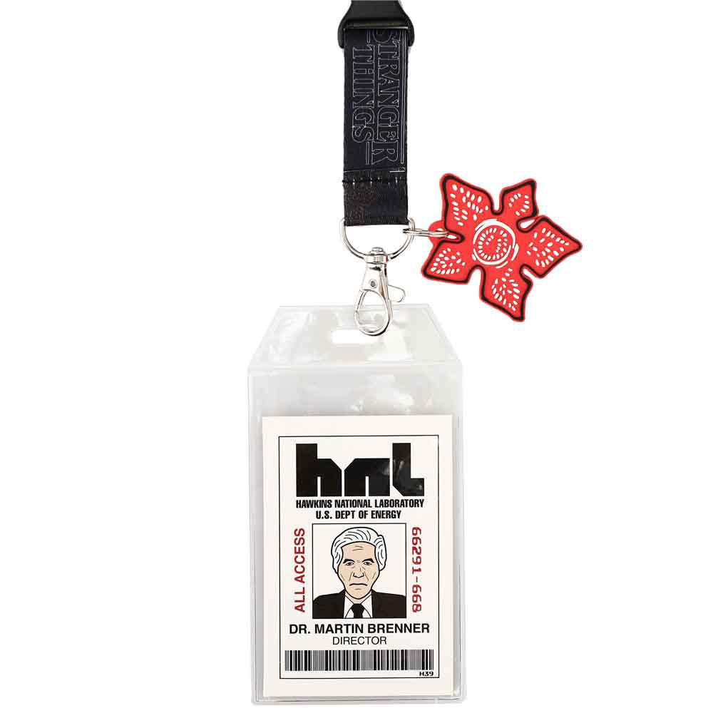 Netflix | Stranger Things Hawkins Nationalbibliothek Dr. Brenner Lanyard