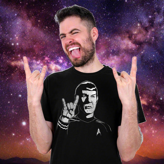 Grafik-Labor | Spock auf Unisex Tee