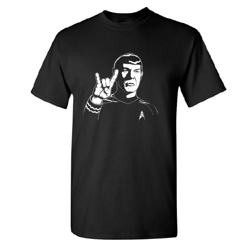Grafik-Labor | Spock auf Unisex Tee