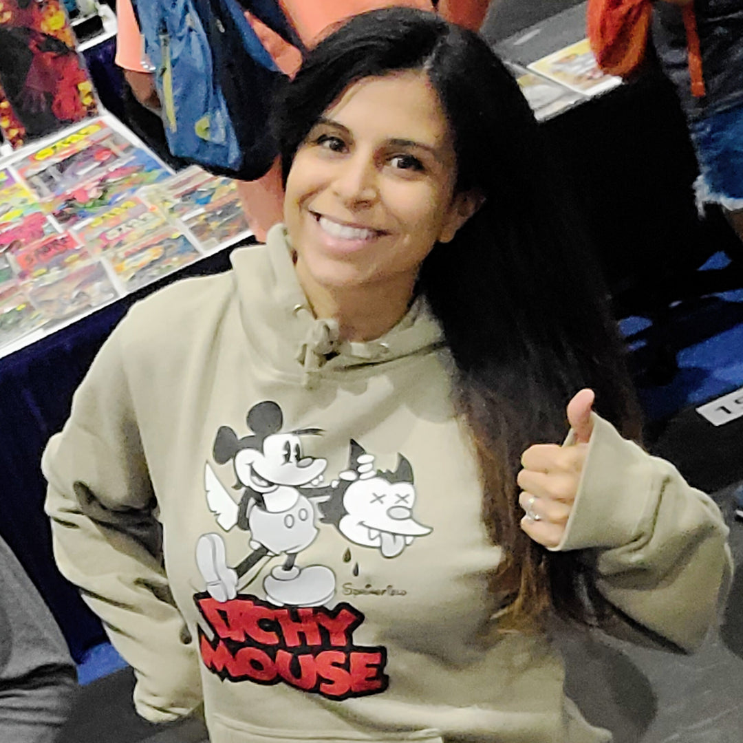 CBC x Toygami | Itchy Mouse Unisex Hoodie im Sand